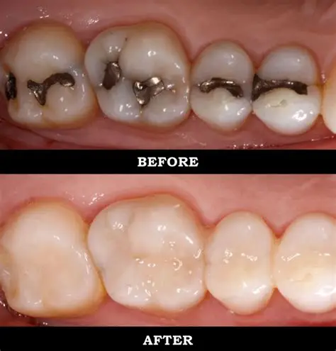 Dental Fillings Before & After